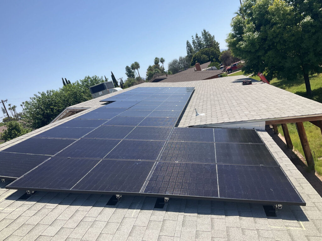 Solar installation in Mesa, AZ